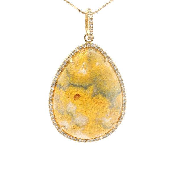 Elegant Yellow Gold Charm Necklace