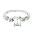 Platinum Emerald Cut Diamond Engagement Ring – 1.87CTW (GIA)
