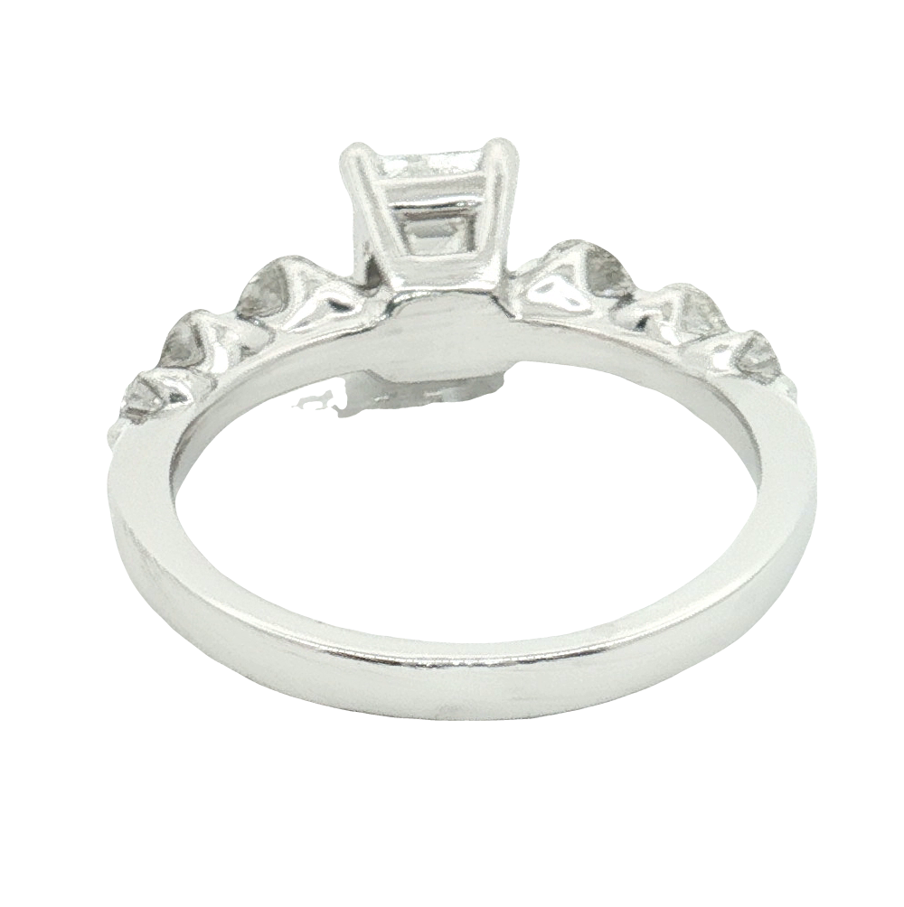 Platinum Emerald Cut Diamond Engagement Ring – 1.87CTW (GIA)