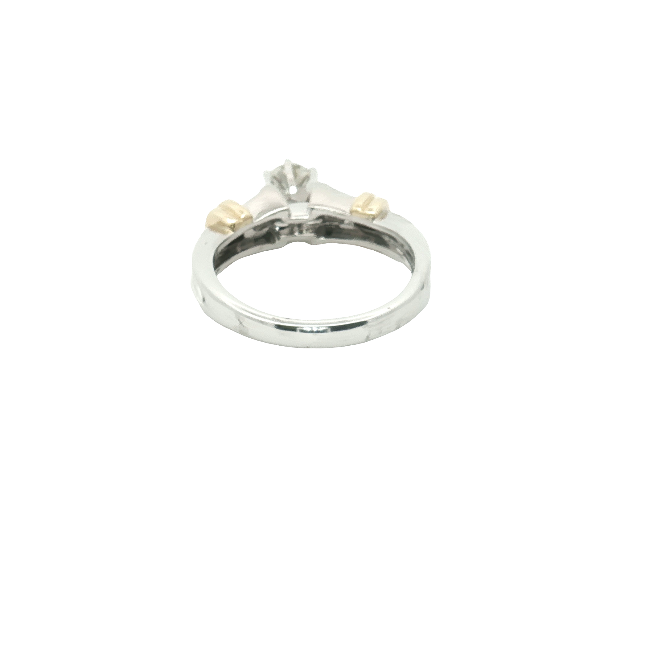 Platinum and Yellow Gold Diamond Multistone Ring
