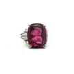 Rhodolite Garnet and Diamond Ring