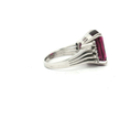 Rhodolite Garnet and Diamond Ring