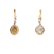 Antique Rose Cut Diamond Earrings