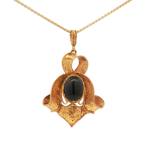 Antique Garnet Pendant