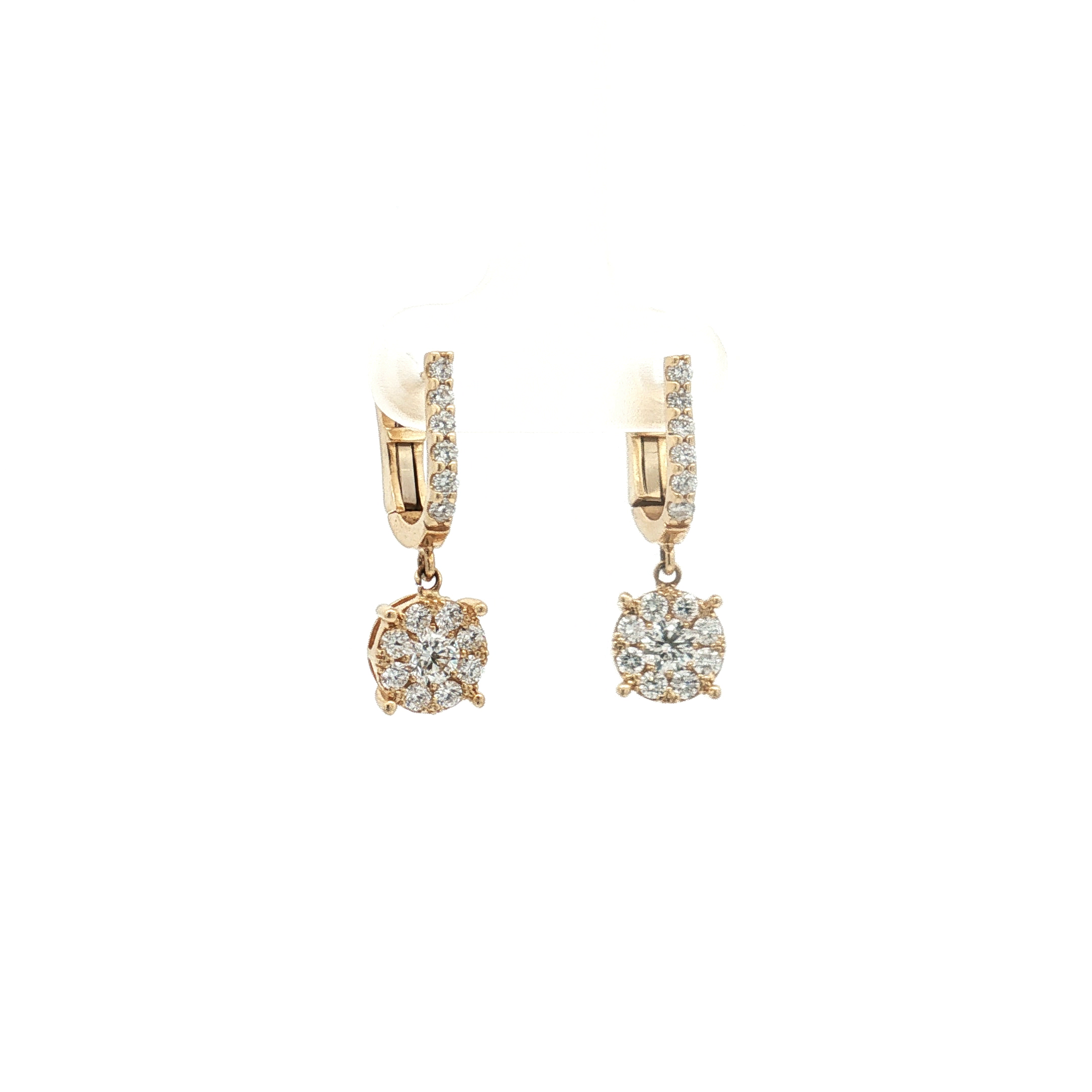 Latch Back Diamond Earrings