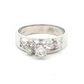 Estate 14K White Gold Diamond Ring