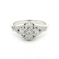 Gabriel & Company 14K White Gold Diamond Ring