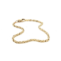 14K Yellow Gold Byzantine Bracelet