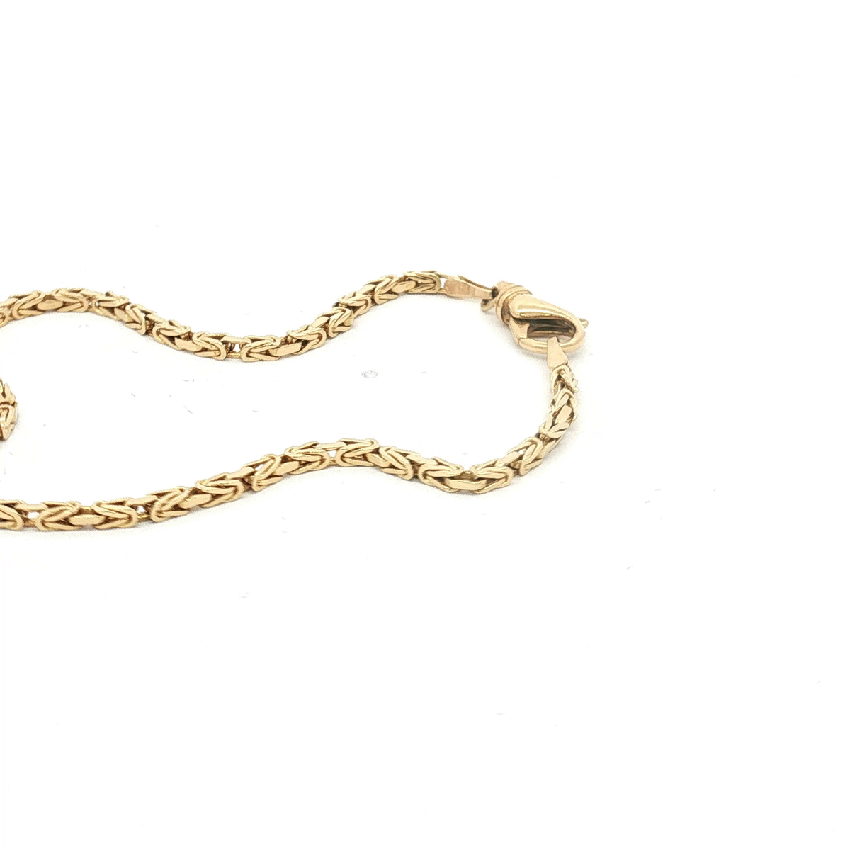14K Yellow Gold Byzantine Bracelet