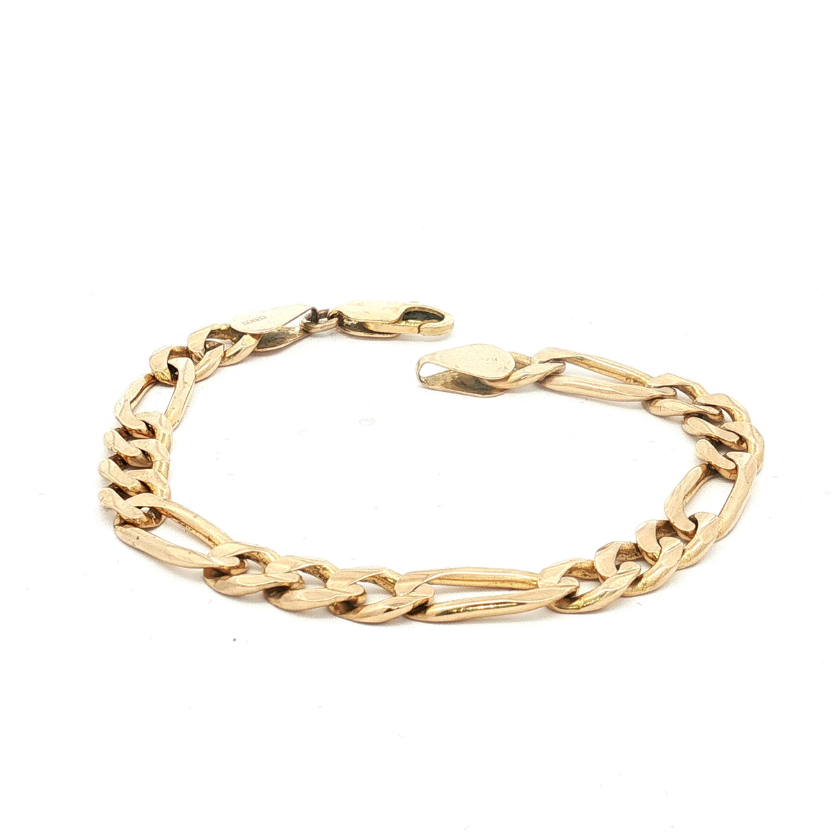 14K Yellow Gold Figaro Bracelet