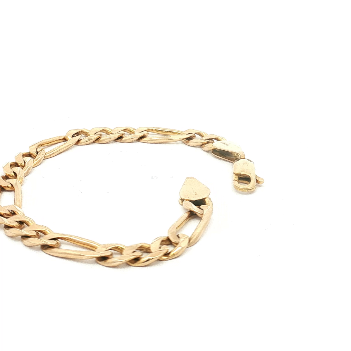 14K Yellow Gold Figaro Bracelet