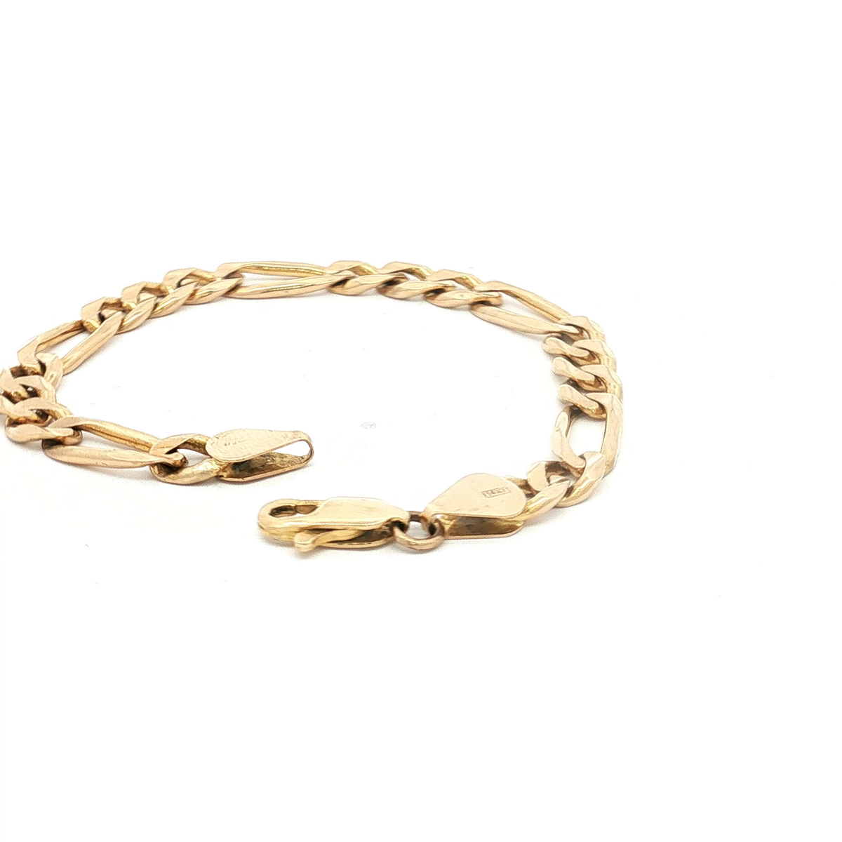 14K Yellow Gold Figaro Bracelet